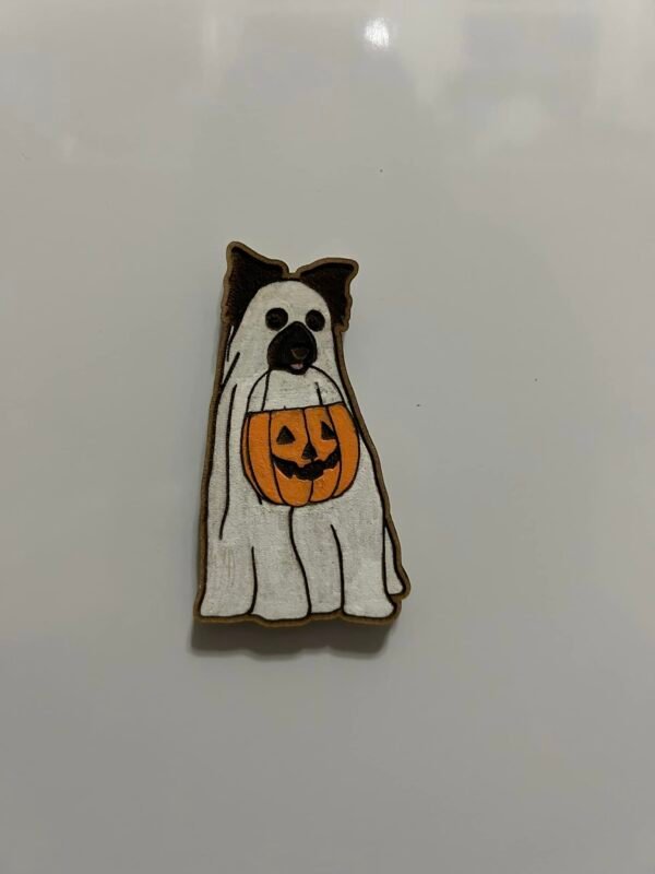 Cute ghost sheet dog magnets - Image 2