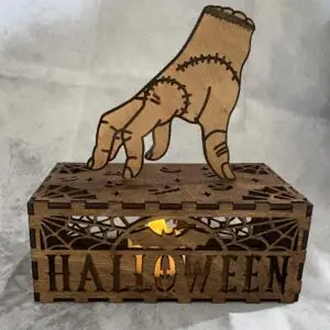 Addam's Family "Thing" Halloween light up box