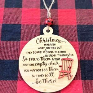 Christmas in Heaven ornament
