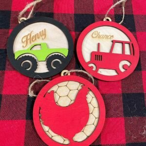 Farm themed ornaments
