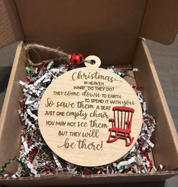 Christmas in Heaven ornament - Image 2