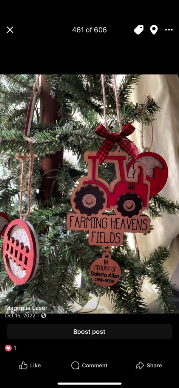 Farming in Heaven ornament - Image 2