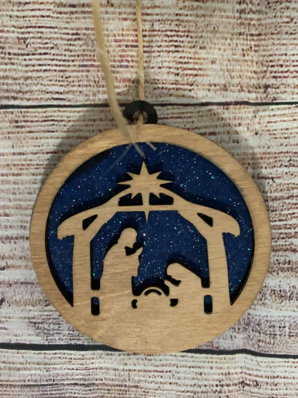 Nativity Christmas ornament - Image 3