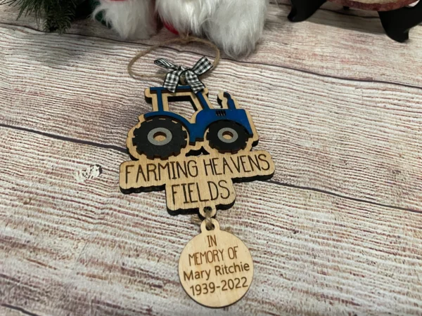 Farming in Heaven ornament - Image 3