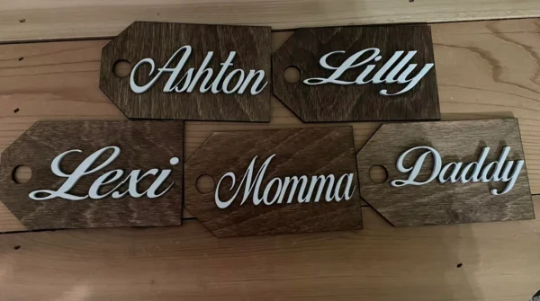 Christmas name tags