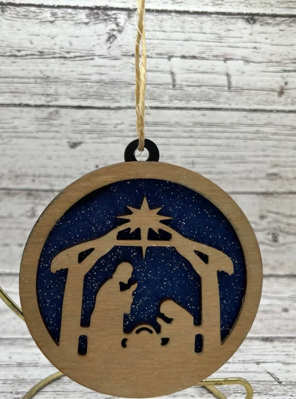 Nativity Christmas ornament - Image 2