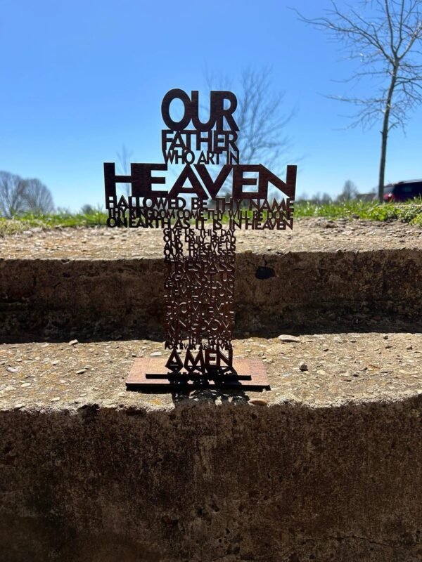 Our father in Heaven cross - Image 2
