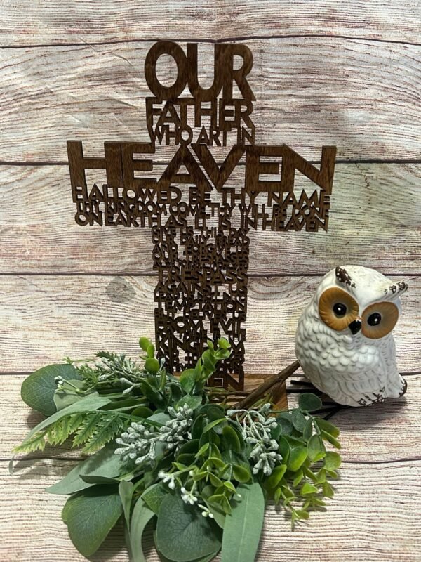 Our father in Heaven cross