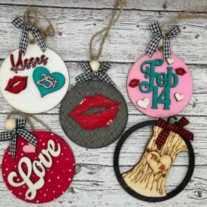 Valentine’s ornaments