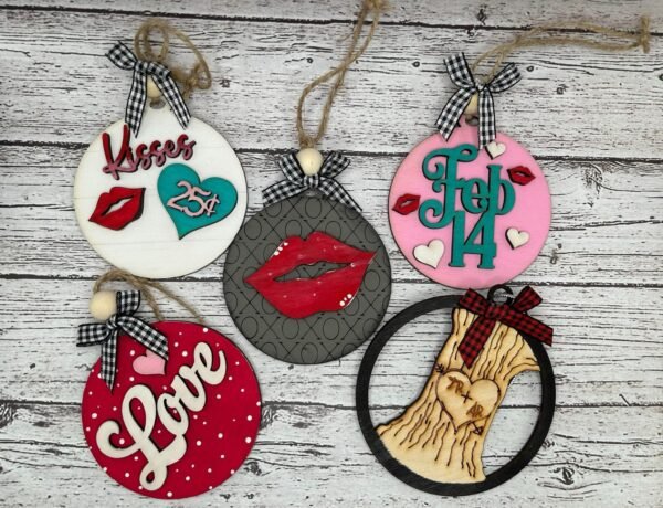 Valentine’s ornaments