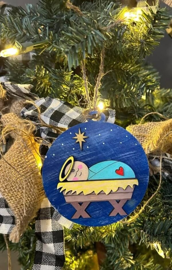 Religious nativity ornaments - Image 2