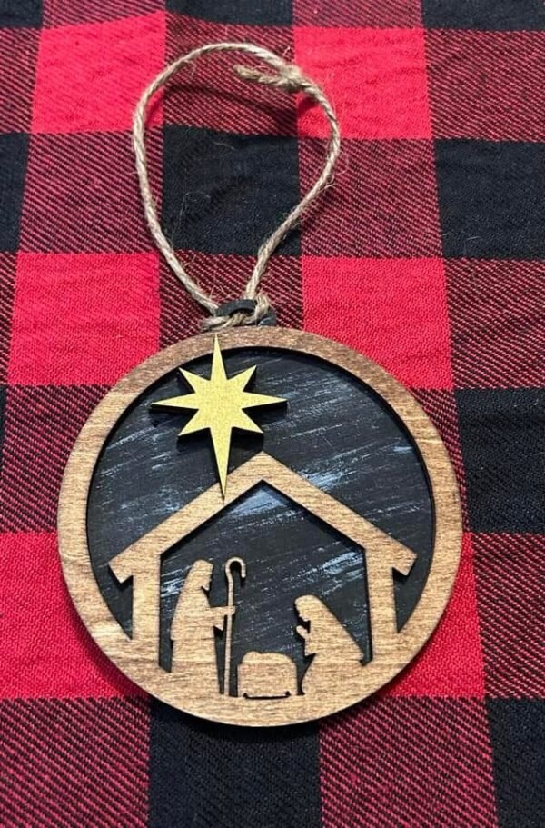 Religious nativity ornaments - Image 3