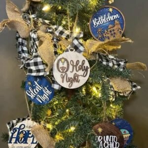 Religious nativity ornaments