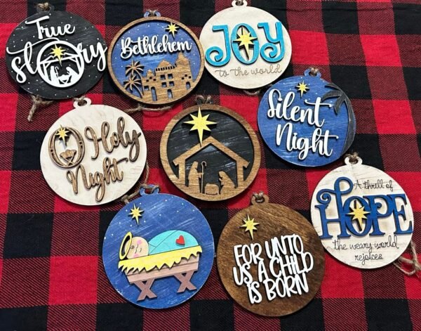 Religious nativity ornaments - Image 20
