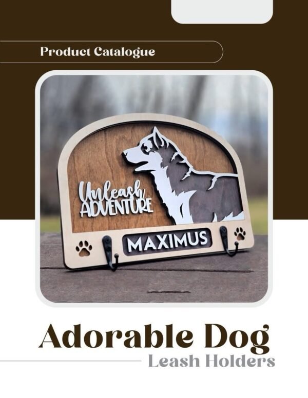 Dog leash holder