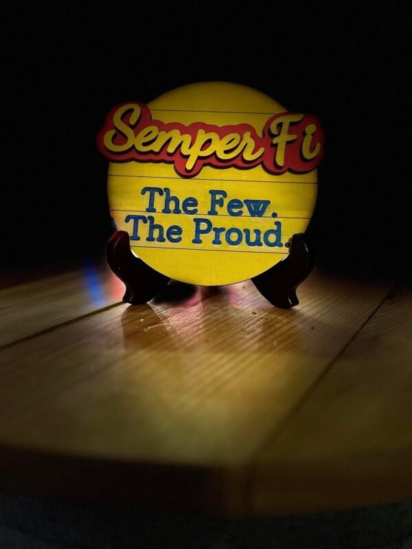 Marines tier tray decor - Image 3