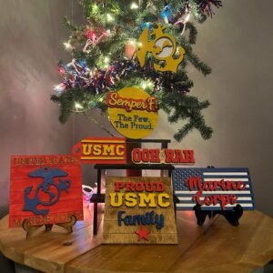 Marines tier tray decor