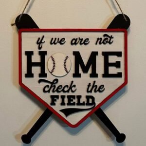 Baseball door hanger