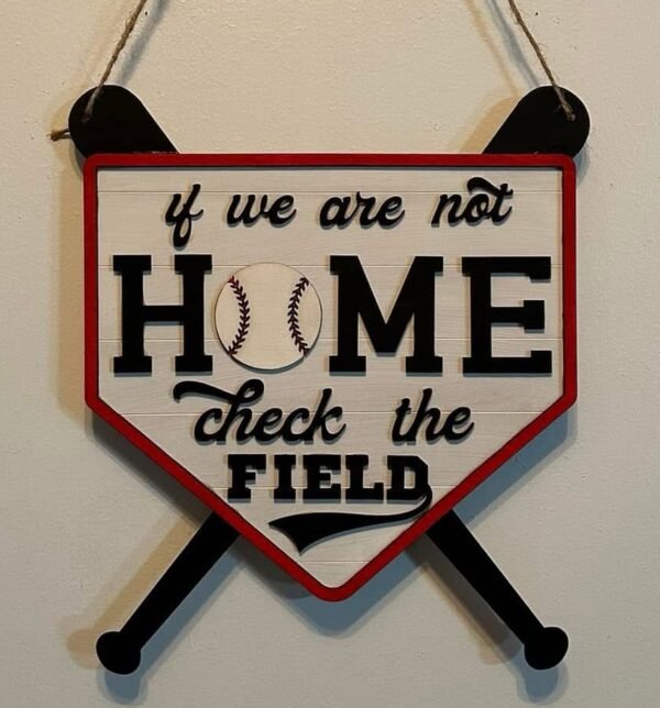 Baseball door hanger