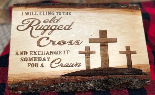 Custom engraved wood slab - Image 3