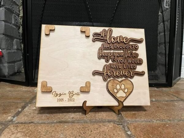 Pet memorial photo holder - Image 2