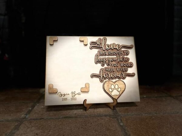 Pet memorial photo holder - Image 3