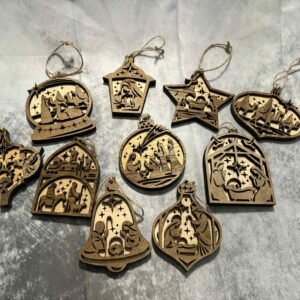 Nativity ornaments (2 layer)